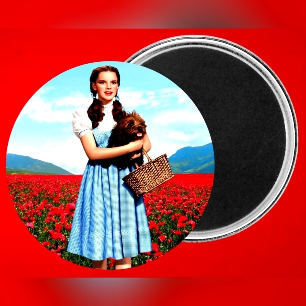 The Wizard Of Oz Magnet Dorothy Gale Button Pin Bundle